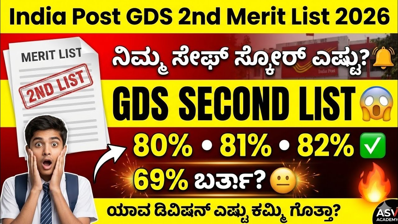 #GDS 2ND MERIT LIST🥳 not coming? Barutta or ilwa?. 80% edru select agboda