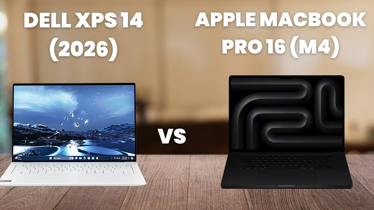 Dell XPS 14 (2026) kontra MacBook Pro 16 M4 (2024) 🔥 Pełne por&oacute;wnanie