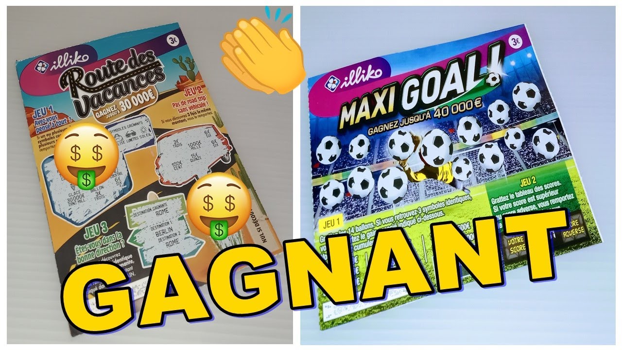 GRATTAGE FDJ🍀  👉 Route des vacances  Vs  MAXI GOAL!🤑👏👏