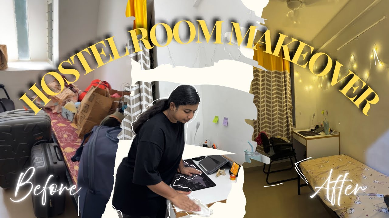 Hostel Room Makeover | Transformation, Girls Hostel, CMR University