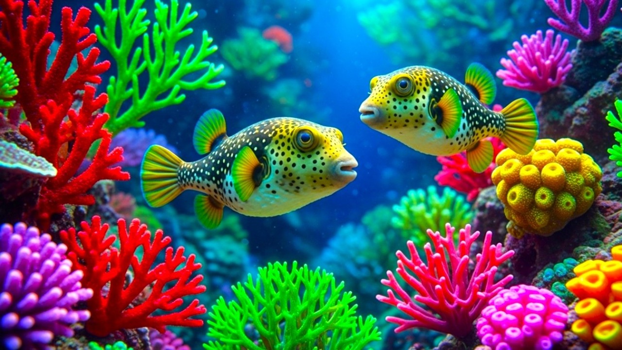 The Best 4K Aquarium -  Calming Music, Healing Music For The Heart, And Blood Vessels #7