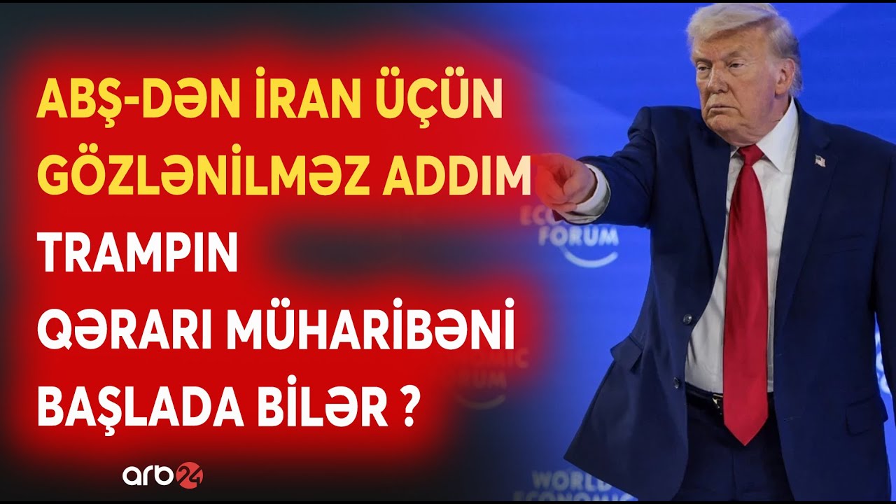 Trampdan Xameneiyə SƏRT TƏHDİD - Etirazlara cavab HÜCUM ƏMRİ ola bilər - Müharibə başlayır?