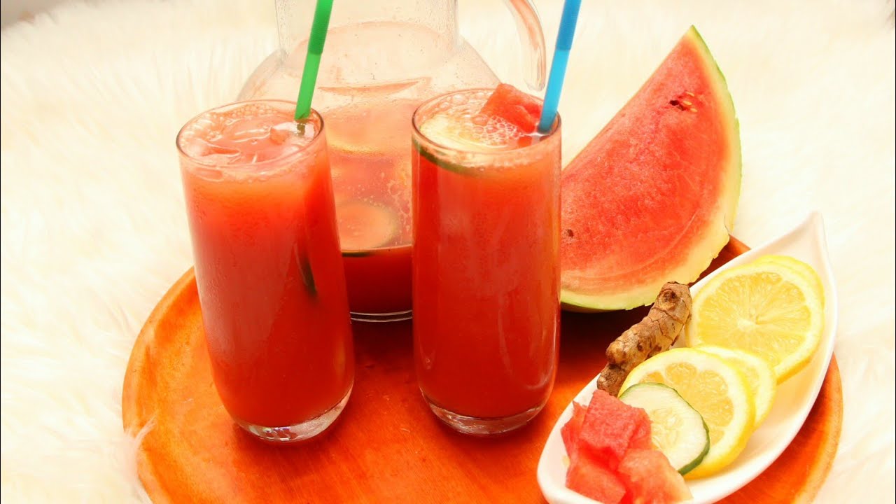 WATERMELON +LEMON +GINGER ||WATERLEMONADE || VIAGRA FOR MEN @NanaabasKitchen Recipe