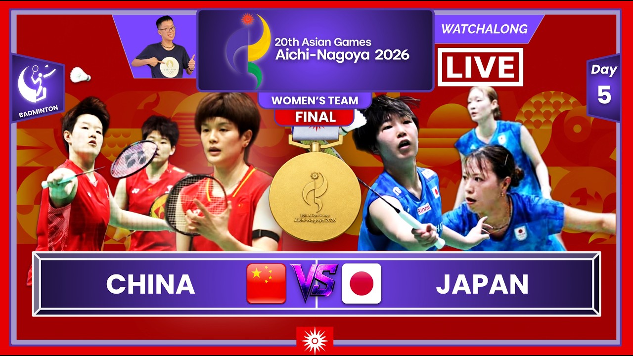 LIU/TAN 🇨🇳 vs. FUKUSHIMA/MATSUMOTO 🇯🇵 LIVE! - ASIAD 26' Badminton (WT) FINAL | Darence's Watchalong