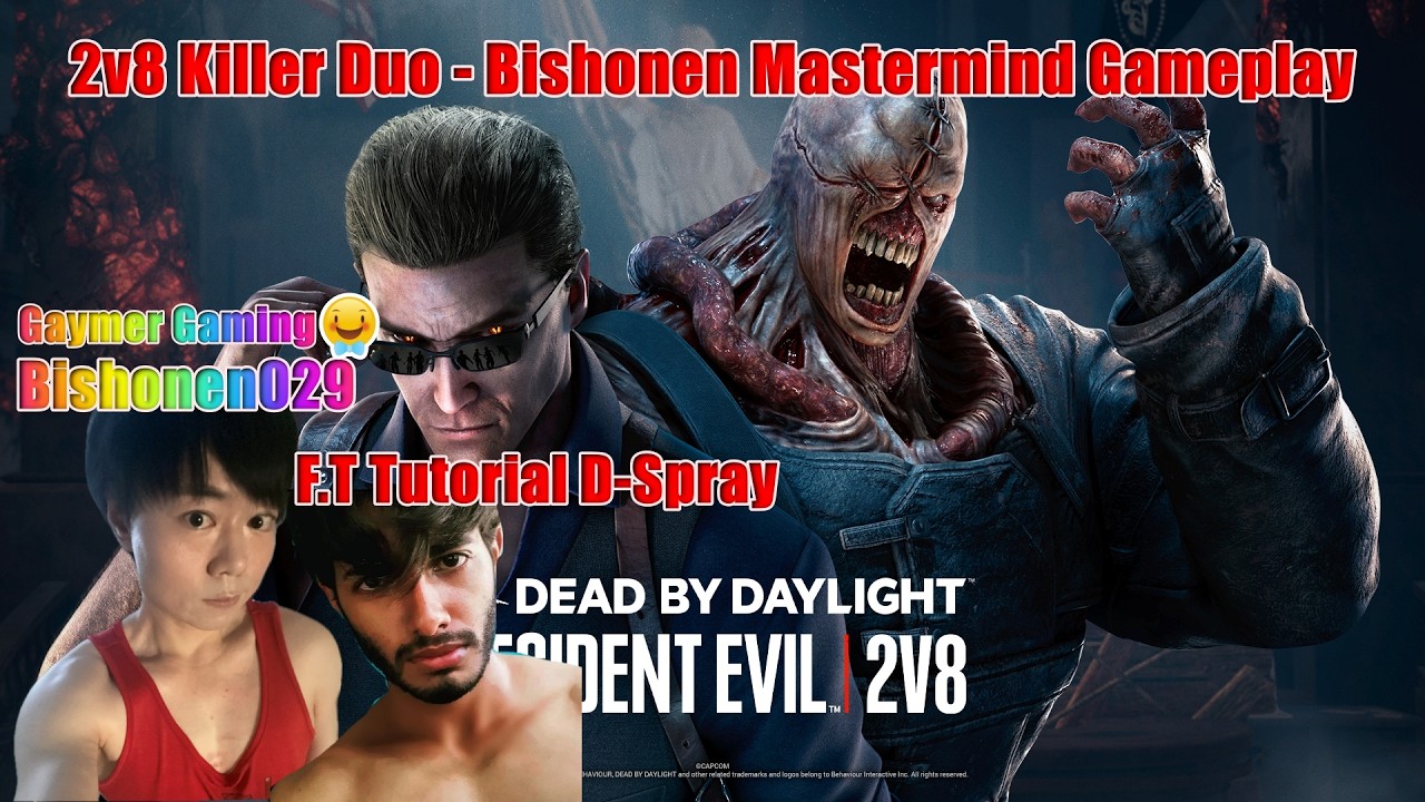 Dead by Daylight | 2v8 Mode - Killer Duo Bishonen Mastermind Gameplay