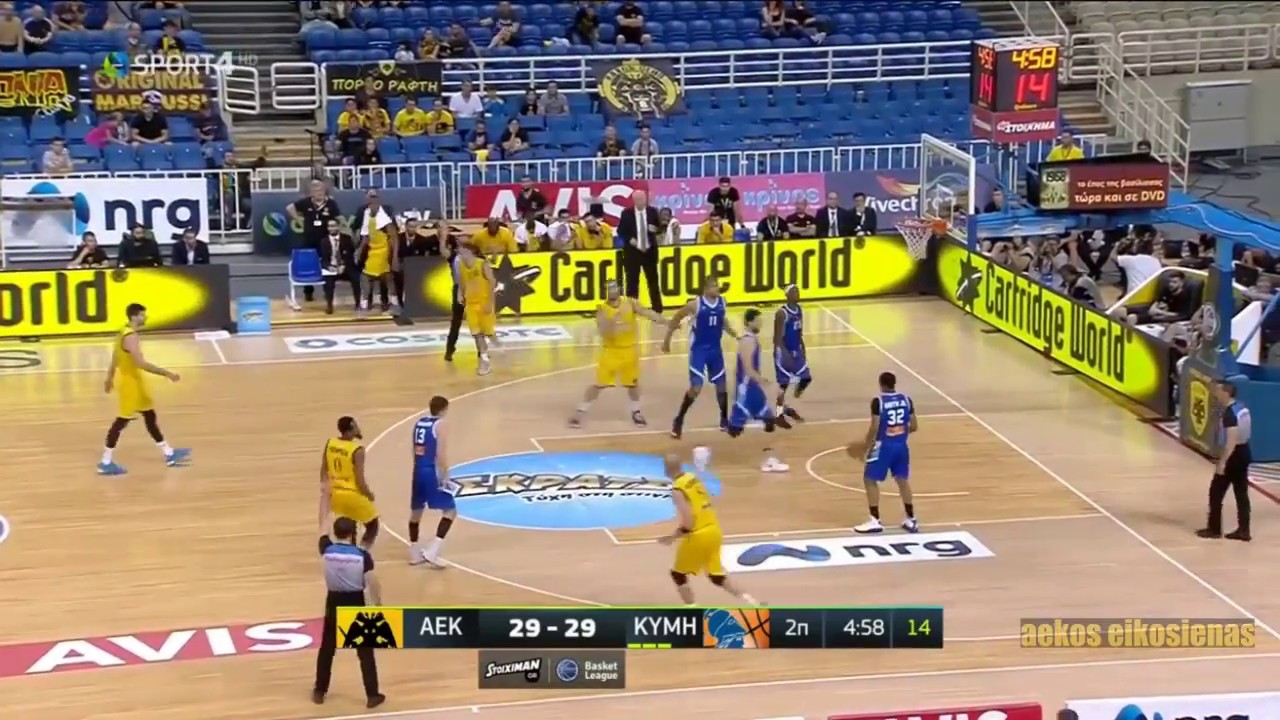 ΑΕΚ-Κύμη 82-76 Στιγμιότυπα HD 26η Άγ. 13-5-2018