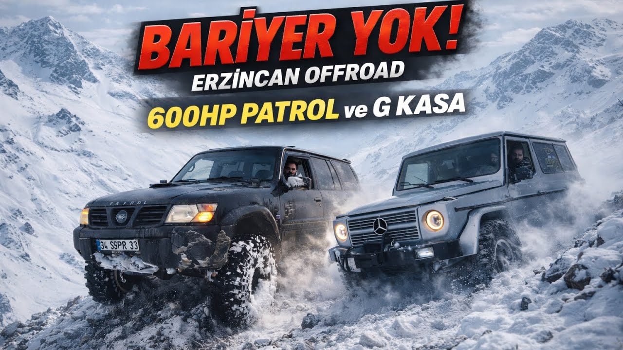 Erzincan&rsquo;da 600HP Supra Motorlu Patrol ile Sınırları Zorladık! (Offroad Kapışması) #2jzswap #offroad