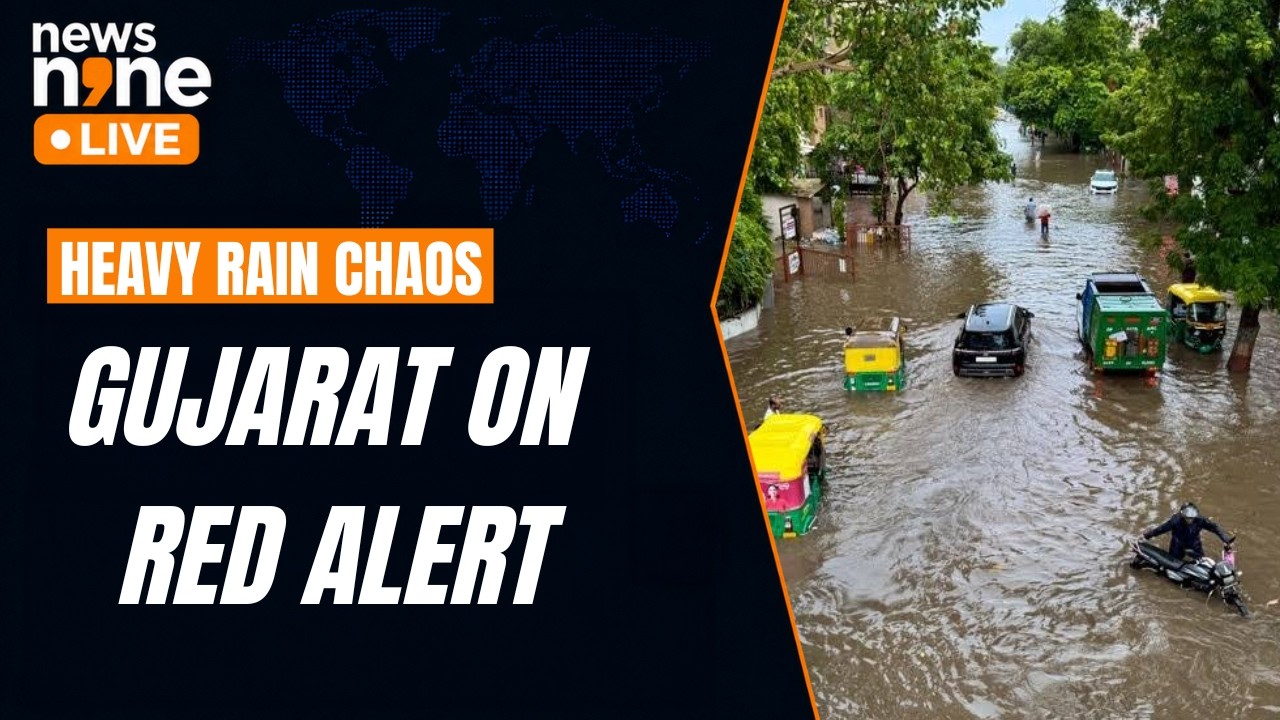 Gujarat Braces for Extreme Rainfall | IMD Issues Red Alert | News9