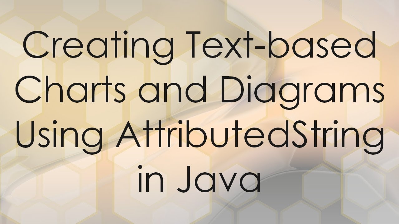 Creating Text-based Charts and Diagrams Using AttributedString in Java