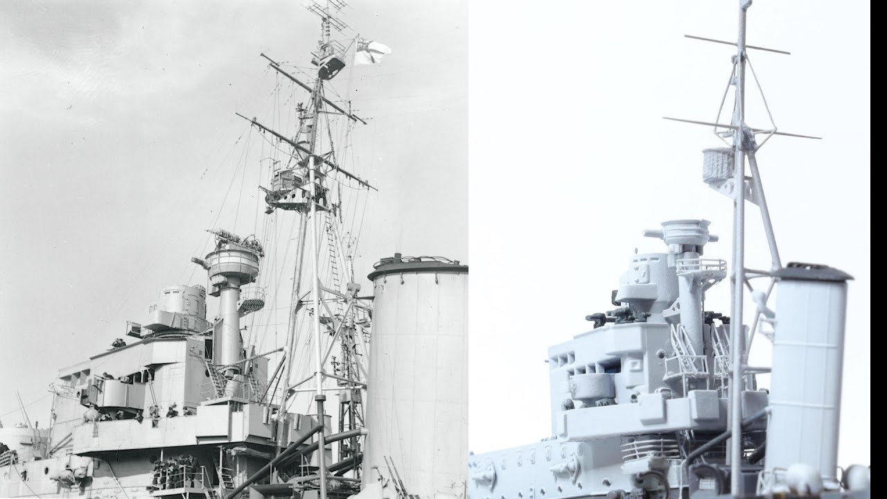 How to scratch build masts for your 1/700 scale warships