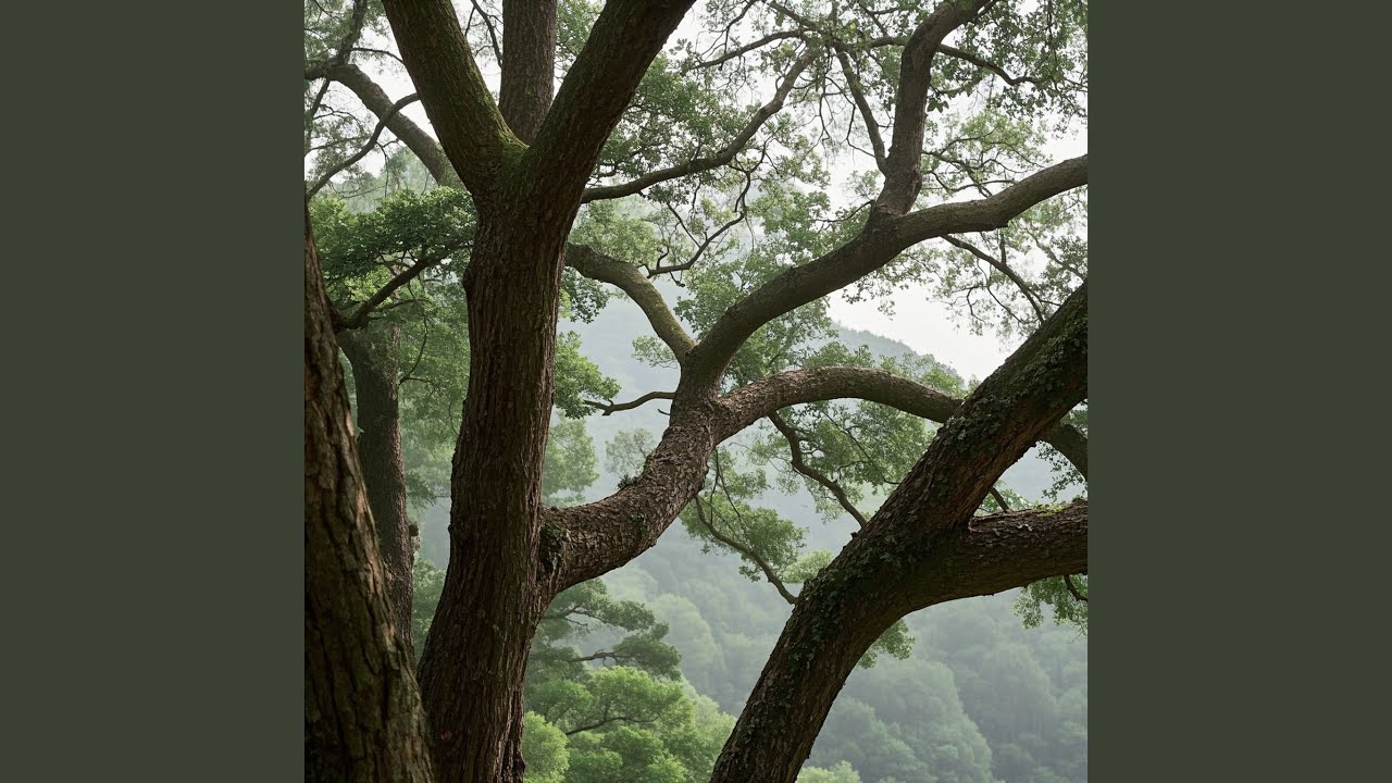 The trees bow low