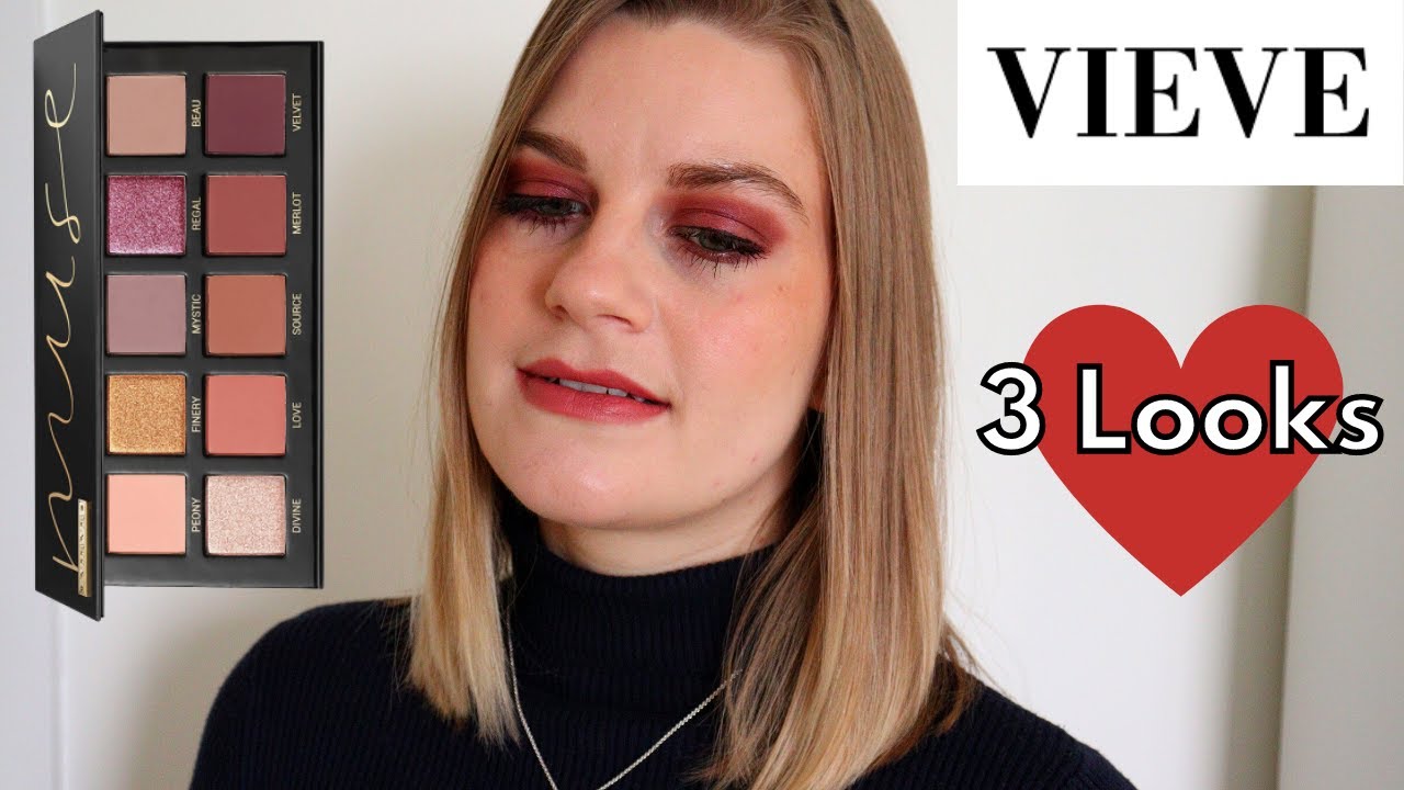3 Looks with the Vieve Muse Eyeshadow Palette