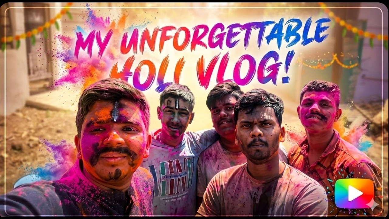 Epic HOLI 2026 Street Celebration! | My VERY FIRST Vlog