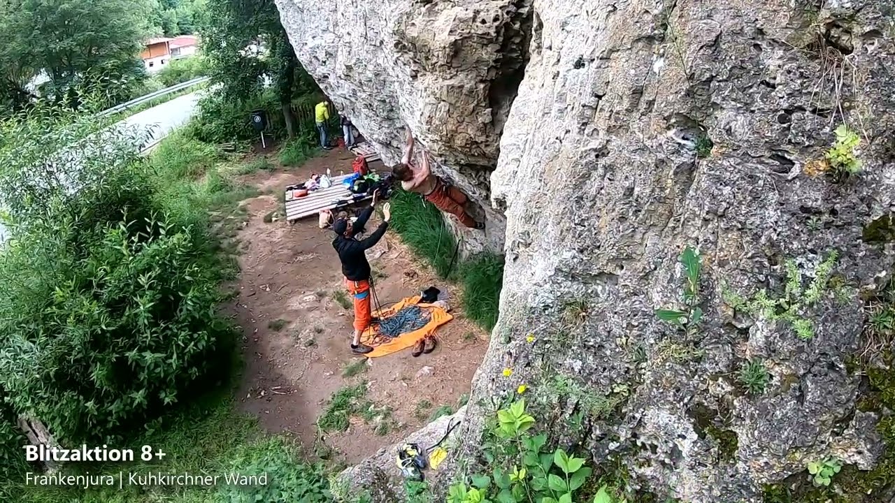 Blitzaktion 8+ (Frankenjura | Kuhkirchner Wand)