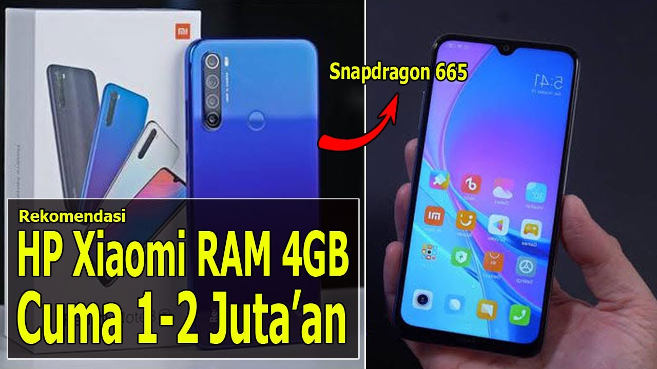 6 HP Xiaomi RAM 4GB Murah 1-2 Jutaan 2020 (Harga dan Spesifikasi)