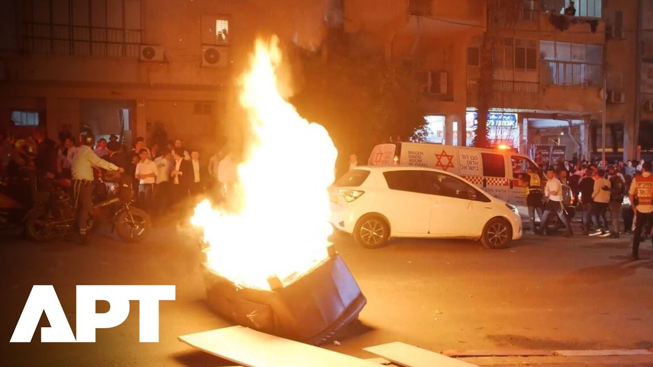 Chaos in Israel&rsquo;s Bnei Brak: Haredi Protesters Torch Streets Over Military Draft | APT