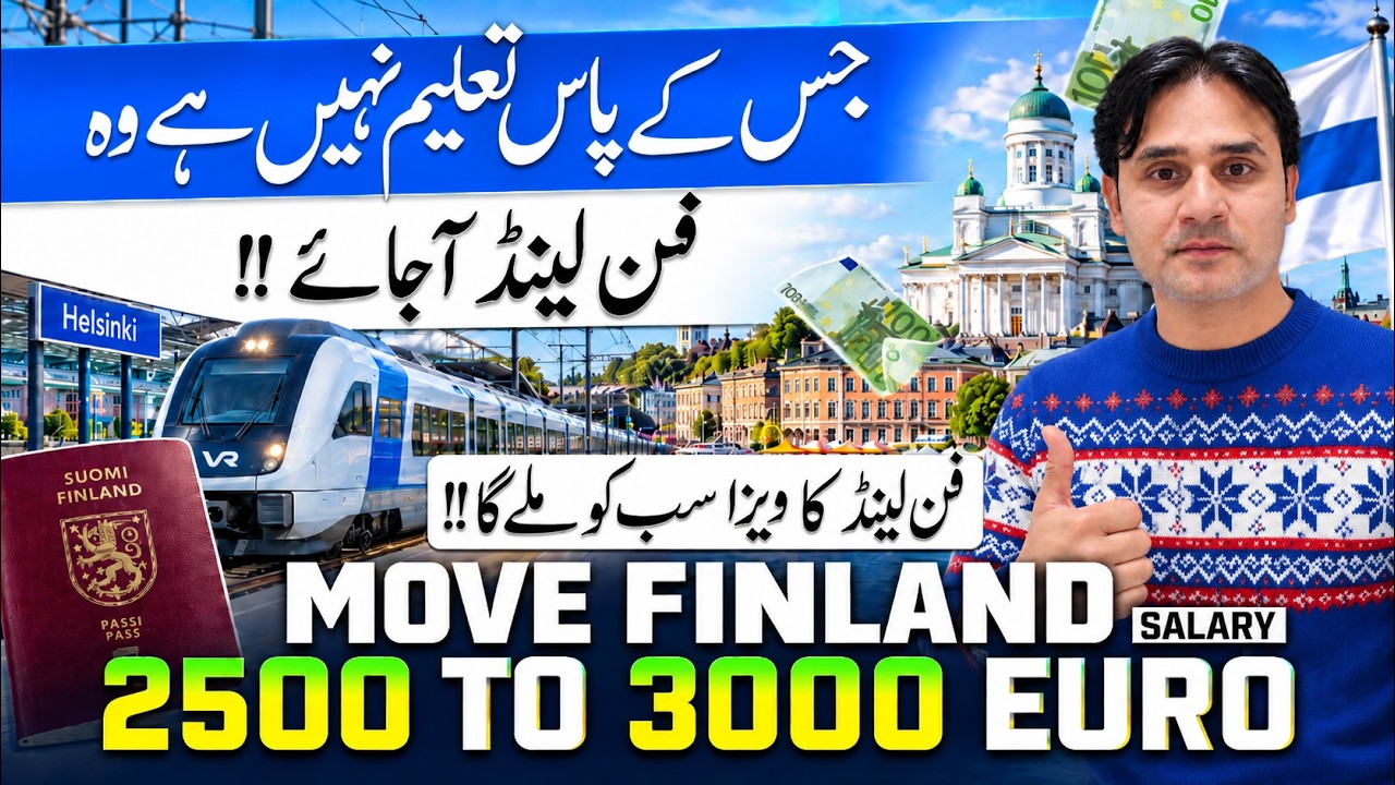 FREE JOBS? IN FINLAND FOR FOREIGNERS 2025! 🇫🇮 (Visa Sponsorship + Salary+Ticket#work #europe#finland