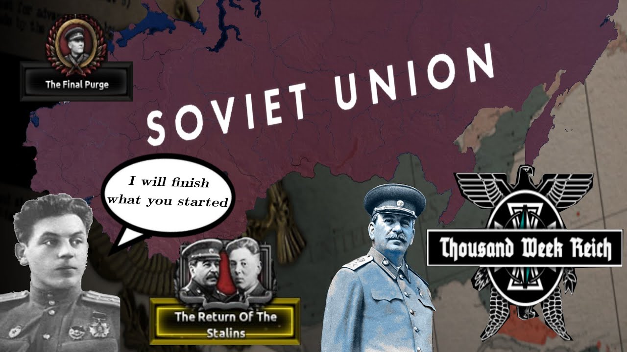 Hoi4 TWR Sins of the Father: Vasily Stalin Reunites the Soviet Union