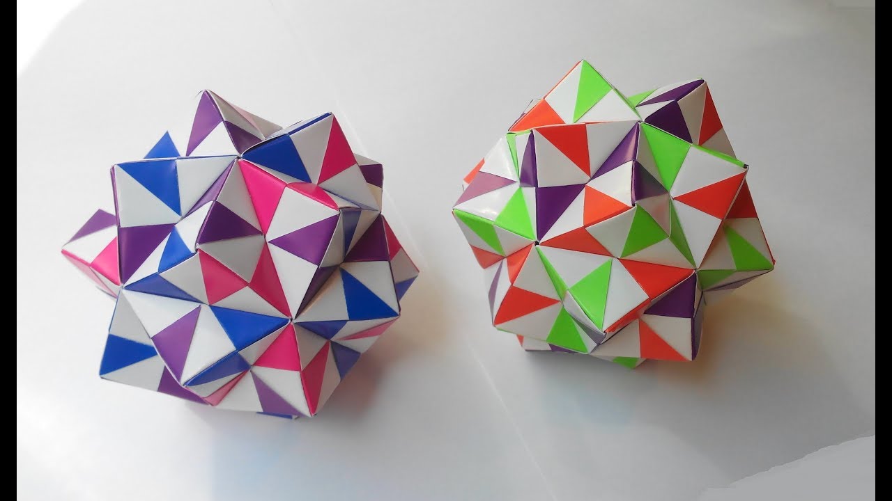 Кусудама шахматная оригами, Kusudama chess origami