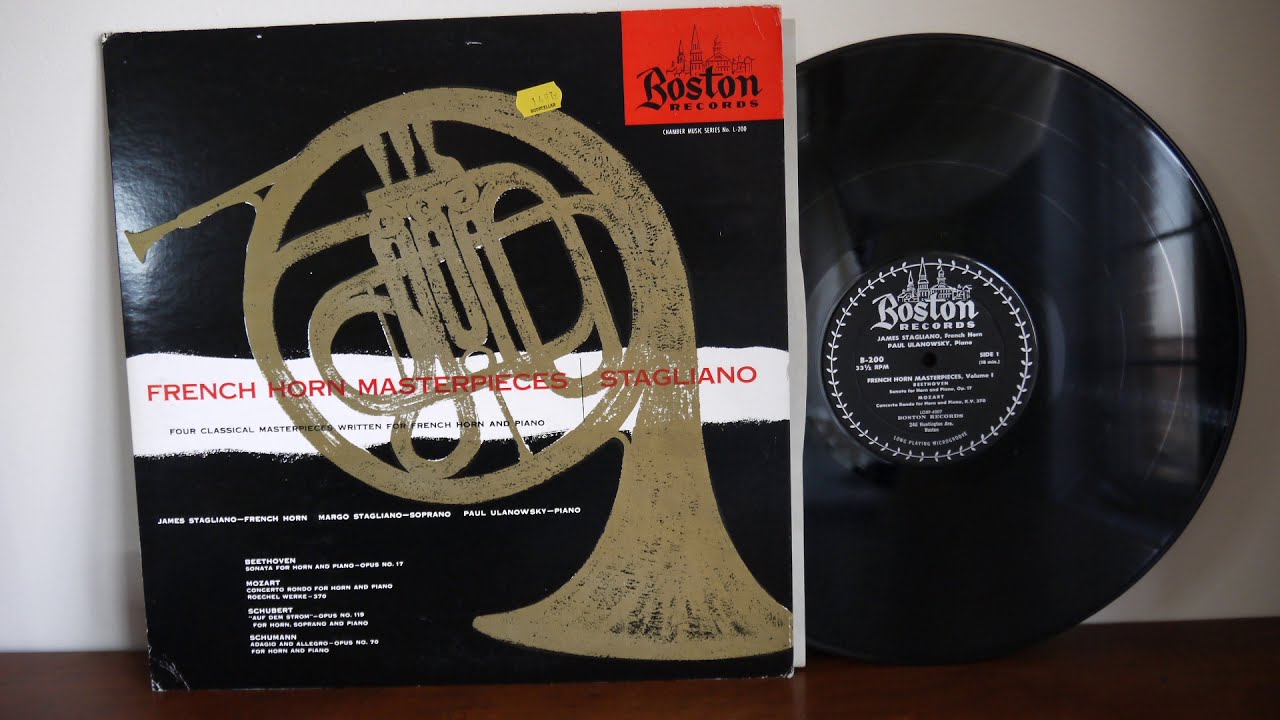Margo Stagliano, Paul Ulanowsky &lrm;&ndash; French Horn Masterpieces Boston Records &lrm;&ndash; L 200