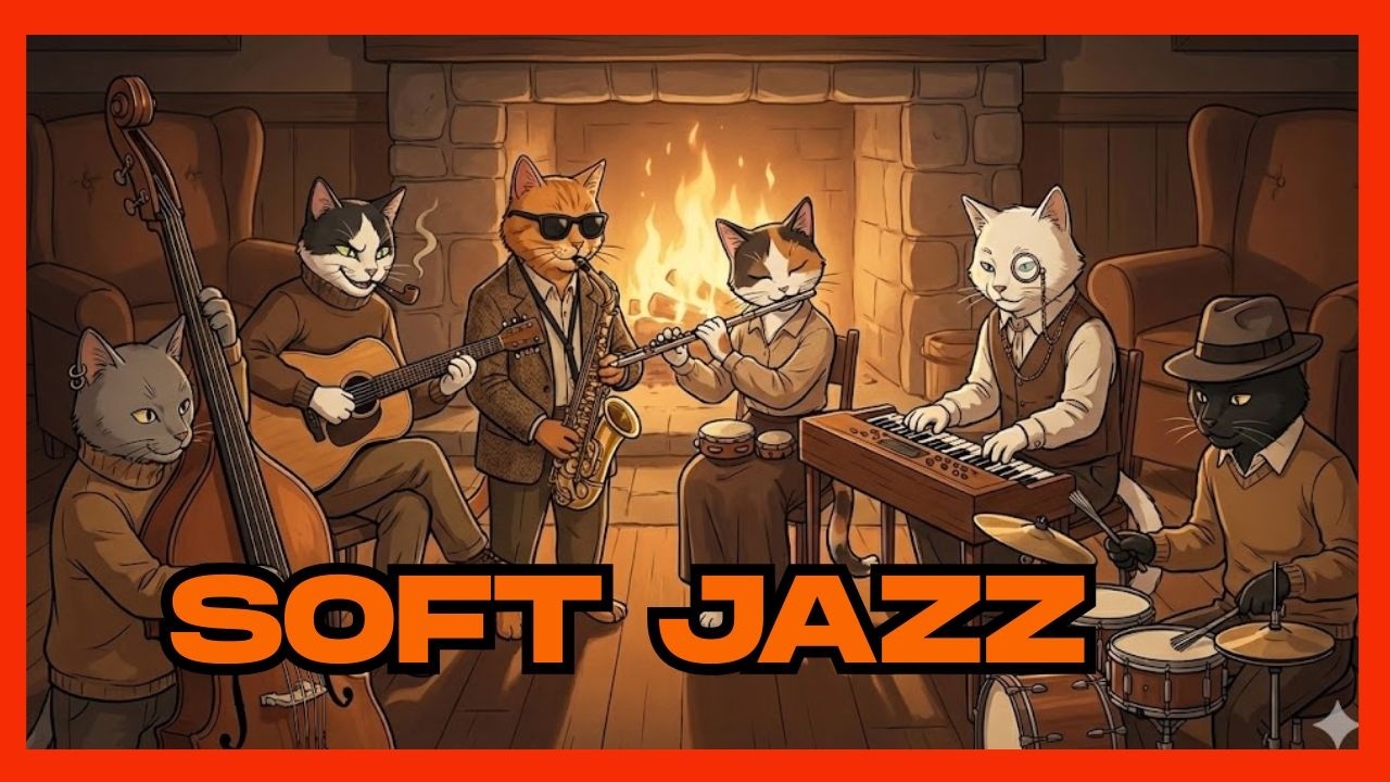 Jazz Suave para Dormir y Desconectarse 🔥SOFT JAZZ🌙 | Fireplace Mood (Instrumental Chill)