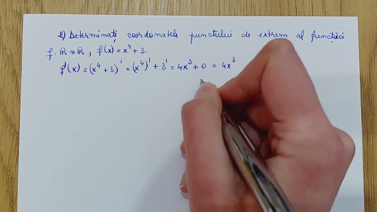 Rolul derivatei 1 în studiul funcțiilor sau cum arat monotonia unei funcții 