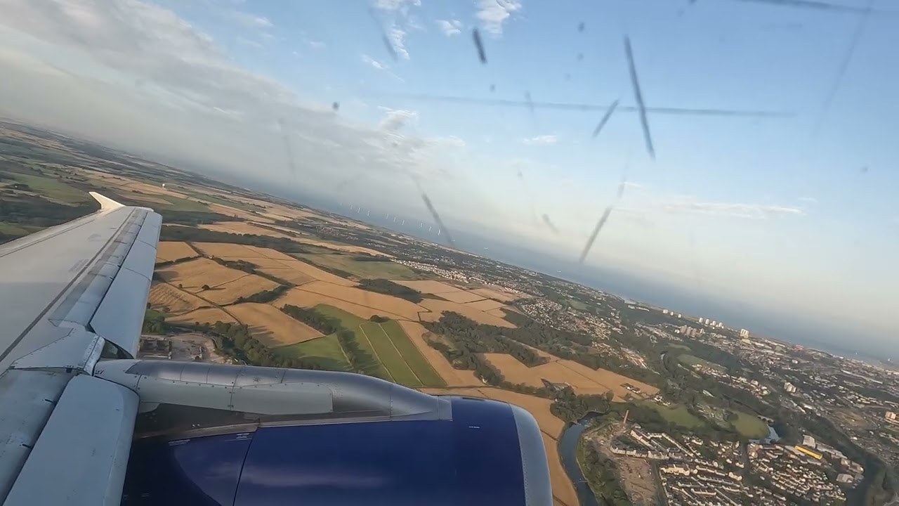 British Airways A320 Departing Aberdeen
