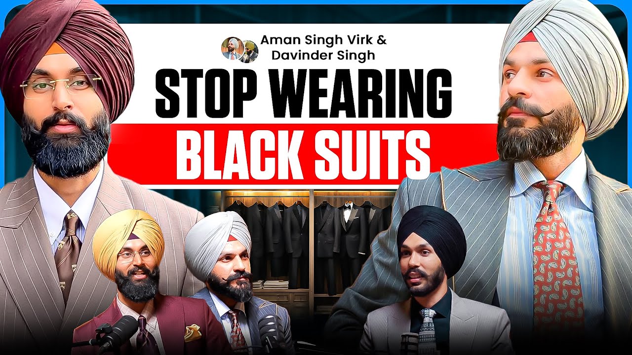FASHION EXPERT ON SUIT SELECTION | TURBAN MATCHING |GROOMING AMAN VIRK , DAVINDER -DIET OF CHAMPIONS