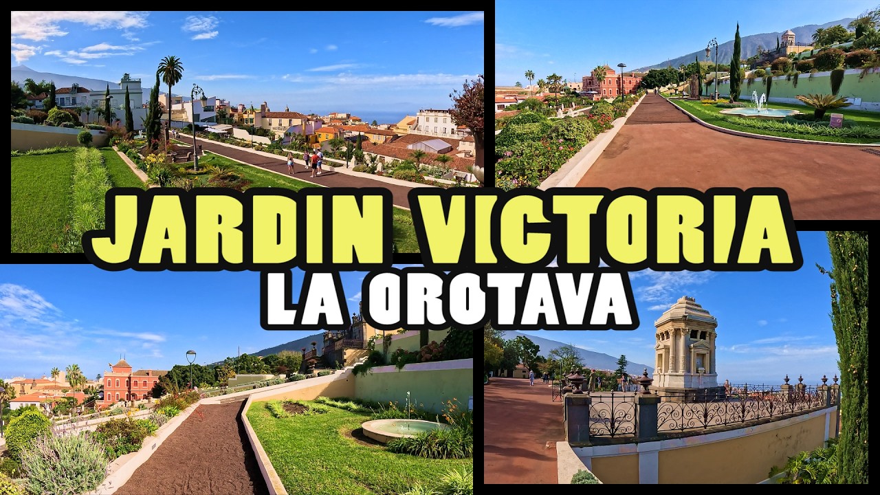 JARDIN VICTORIA La Orotava - Tenerife (4k)