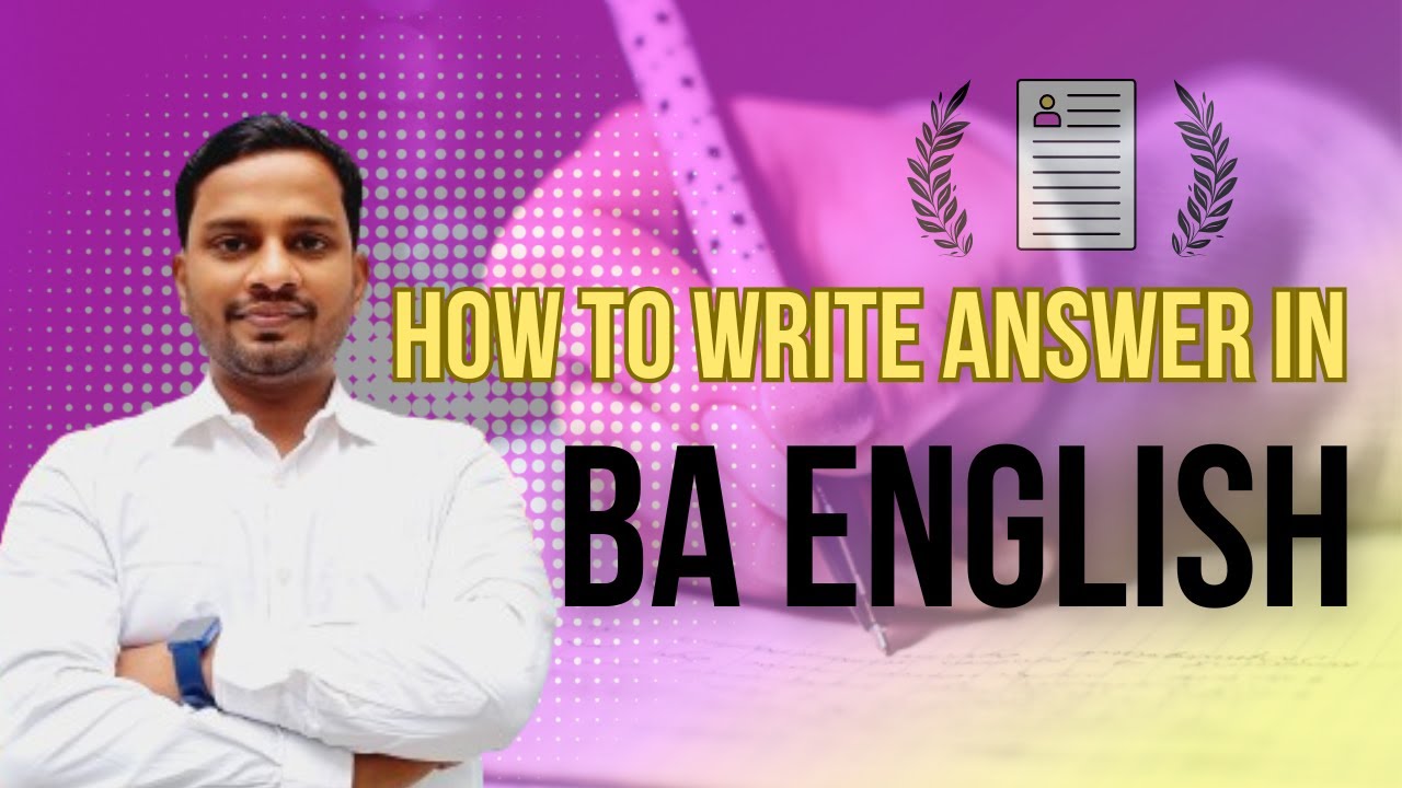 ✍️ How to Write Scoring Answers in BA English 📚 | Exam Tips for Top Marks 🏆