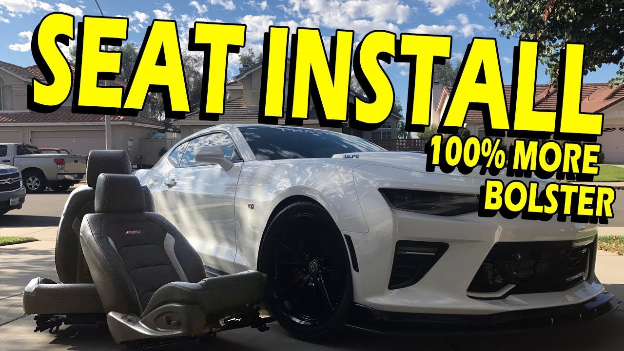 Seat Install 2016-2024 Camaro SS