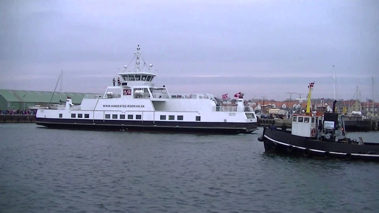 Isefjord ankommer til Hundested for første gang 14.04.2013