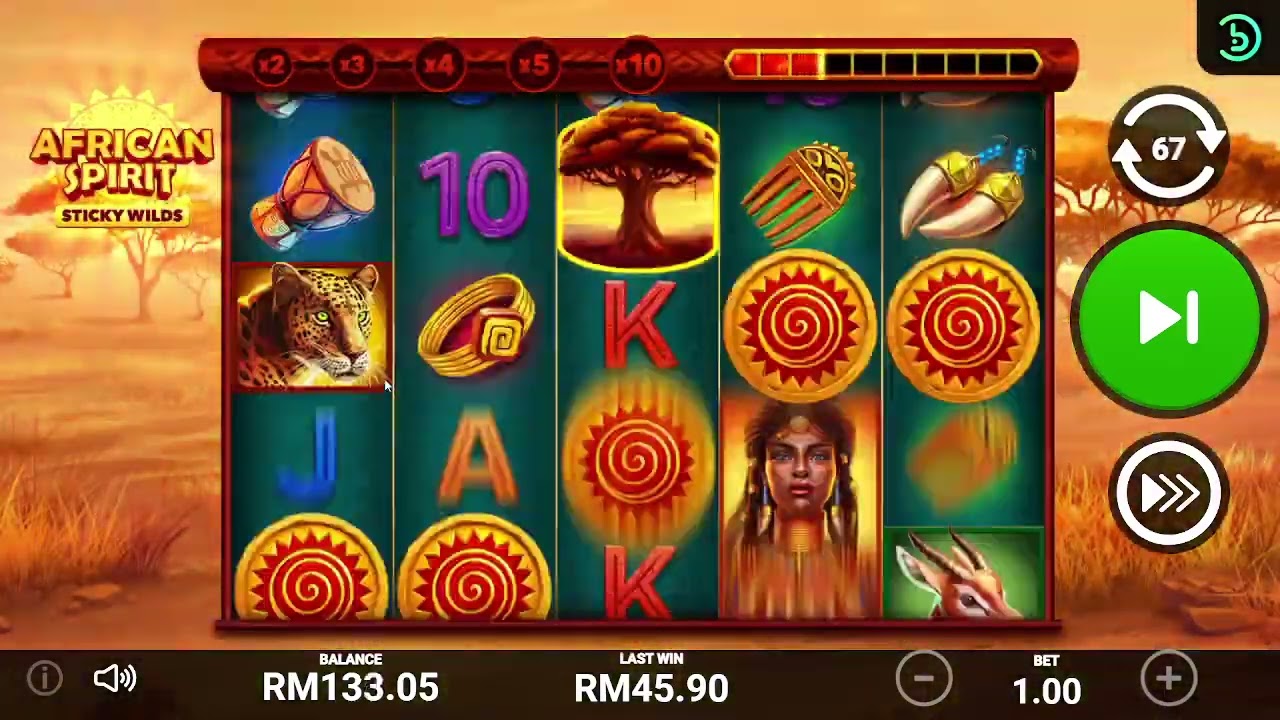 African Spirit Sticky Wilds &ndash; No Bonus Triggered, Fun 10-Spin Wild Game | Pokie Review (Sugar96)