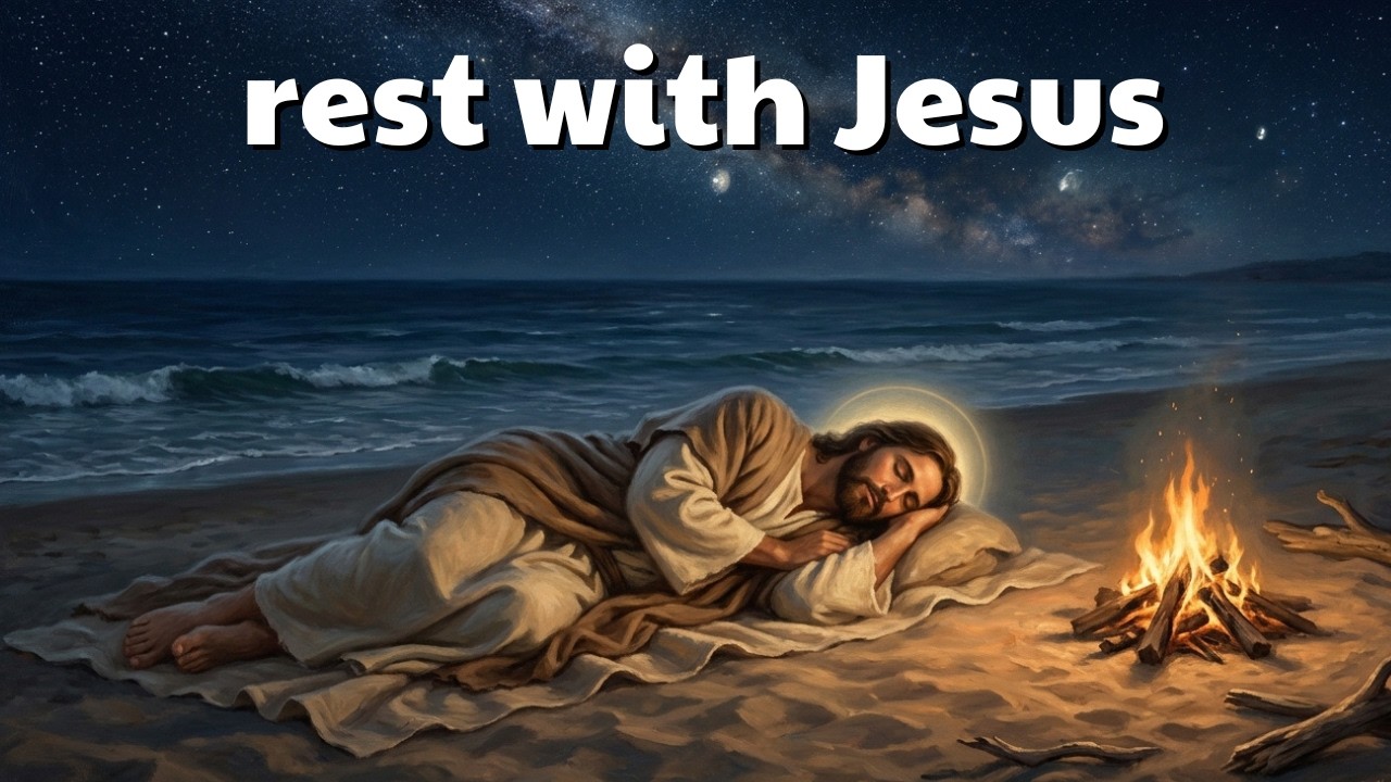 You’ve tried your best today, Rest by the seashore with Jesus