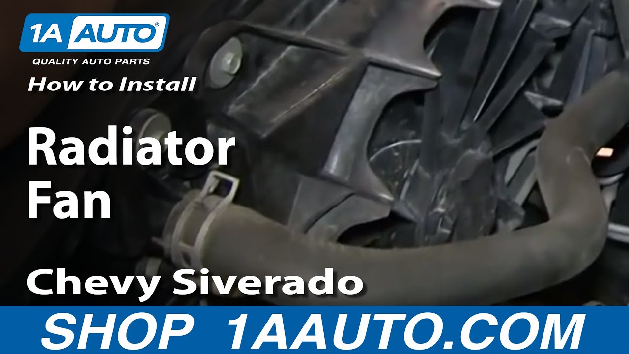 How to Replace Radiator Cooling Fan Assembly 07-13 Chevy Silverado 1500