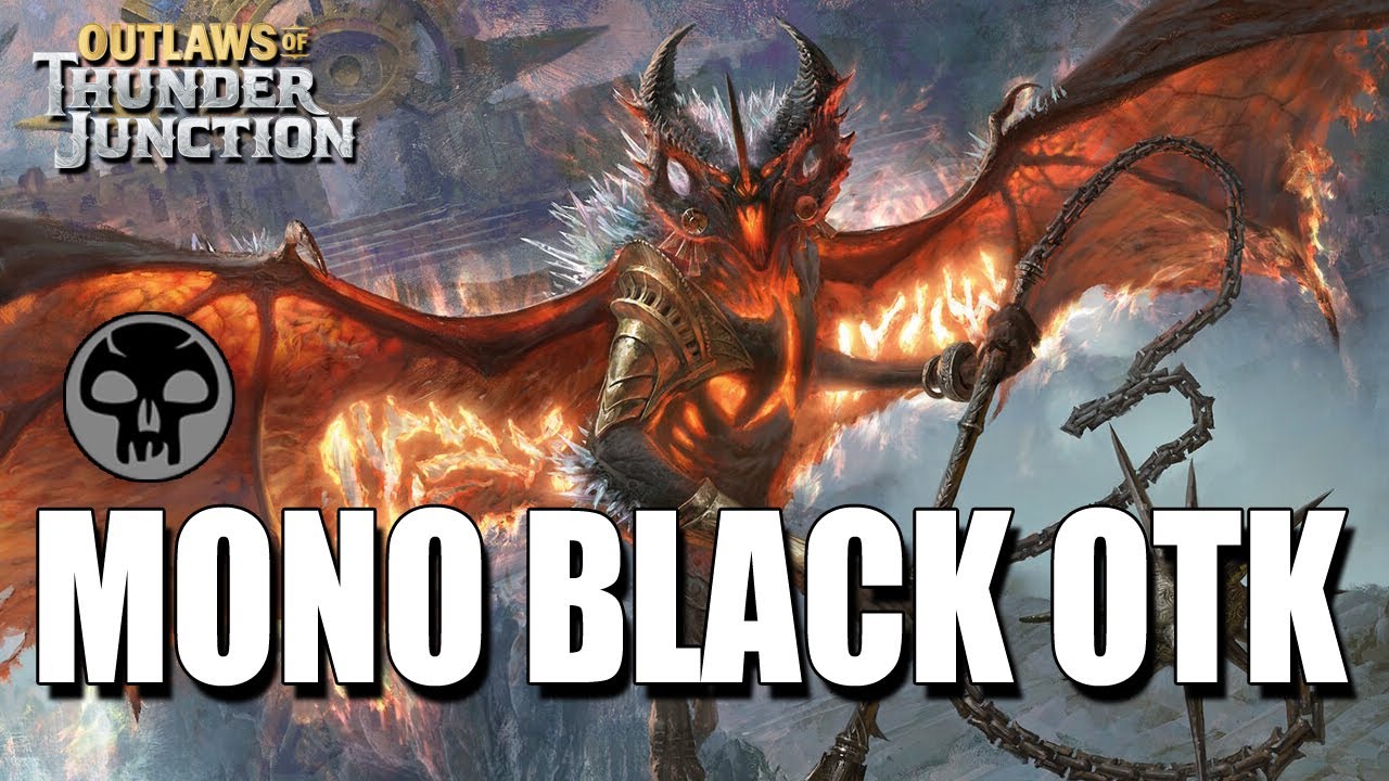 Mono Black OTK 💀 // OTJ Standard // Magic: the Gathering Arena