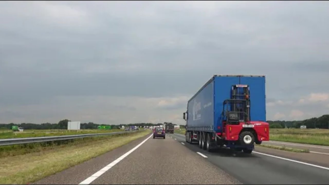 Dashcam België: A12(B) Knooppunt Antwerpen-Haven 》A4 Knooppunt Markiezaat》A4/A58 Knooppunt Zoomland.