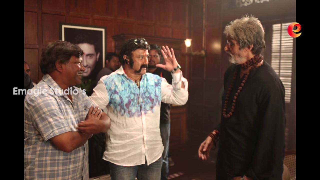 Nandamuri Balakrishna Meets Amitabh Bachchan at Sarkar 3 sets | Sarkar 3