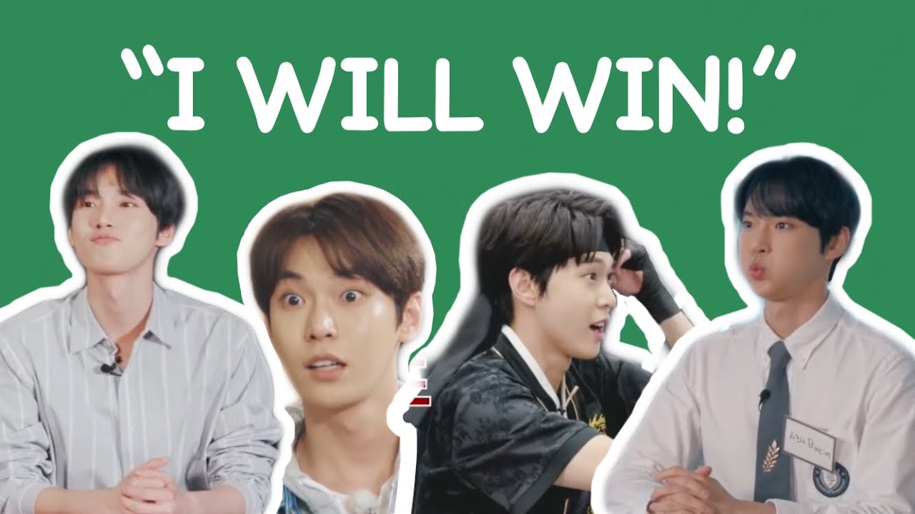 Doyoung being a competitive aquarius.