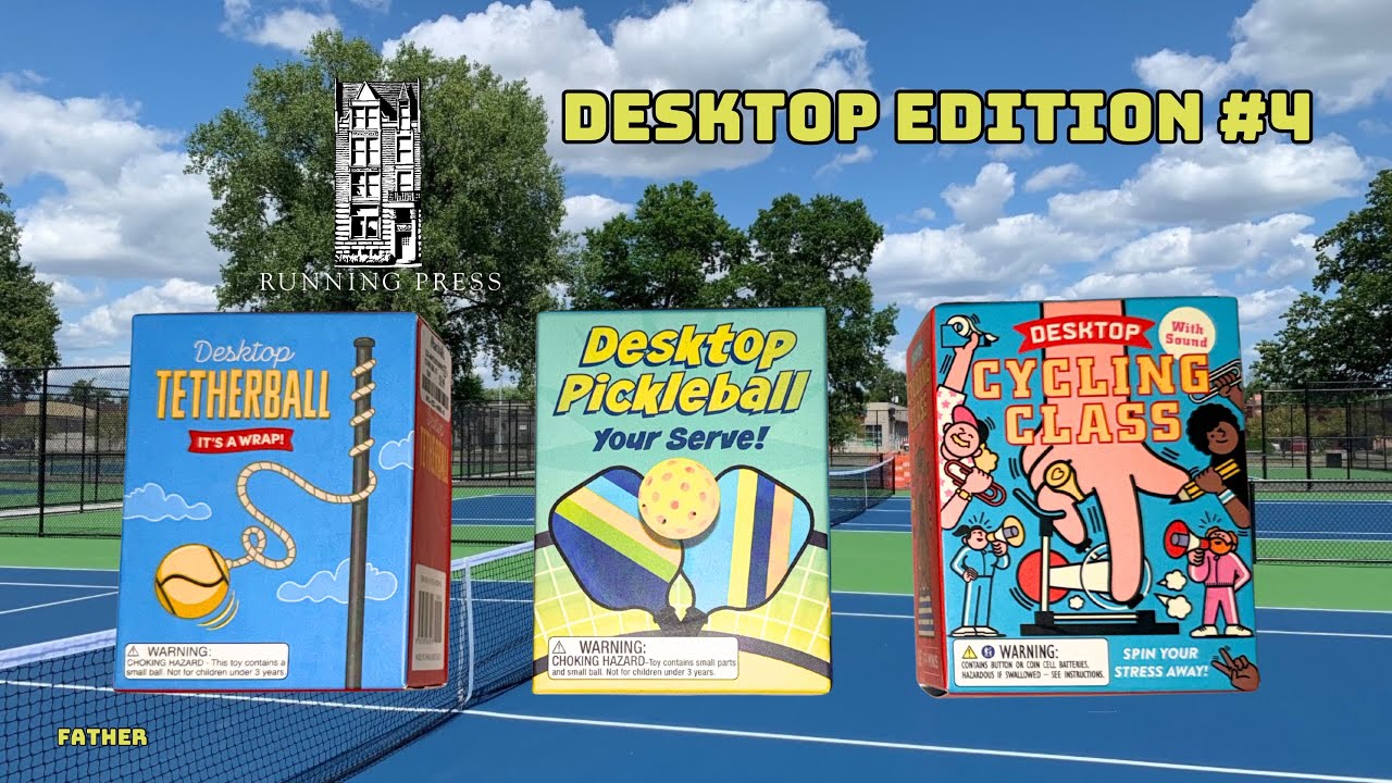Running Press Mini Kits Unboxing #15: Desktop Edition #4 | Tetherball, Pickleball & Cycling Class