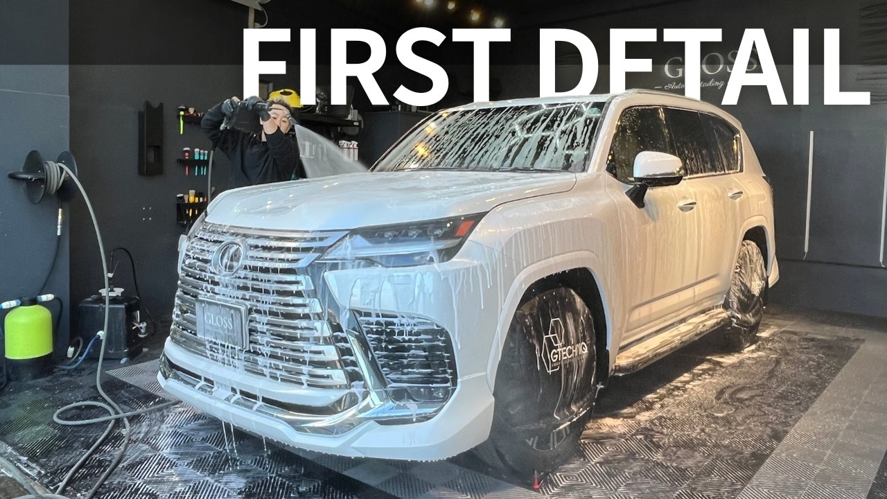 LEXUS  LX  FIRST DETAIL | Car Wash | Car Detail | ASMR |
