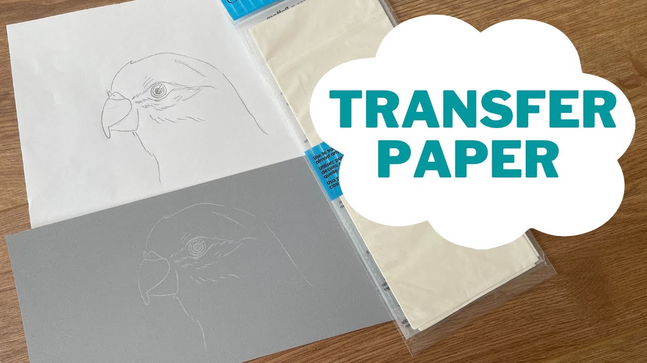 How I Transfer a Line Drawing onto Pastelmat Paper - Transfer Paper