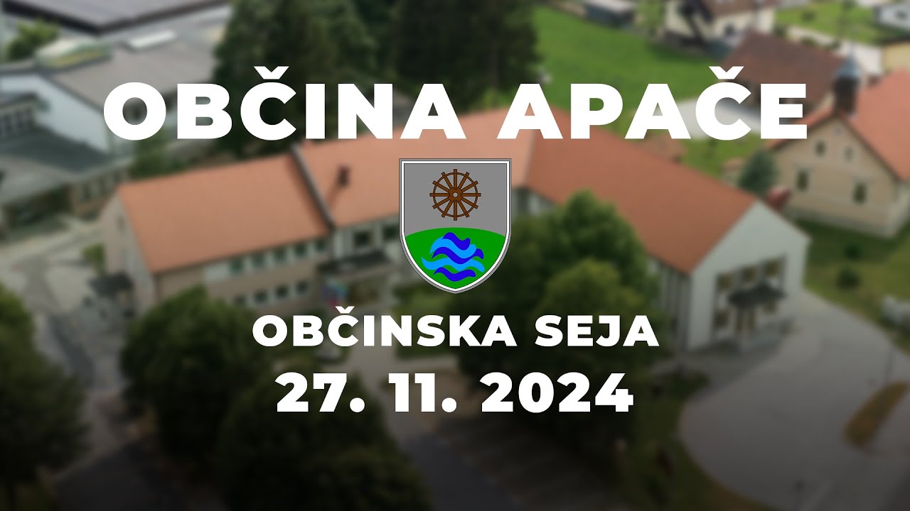 Občina Apače - 7. IZREDNA SEJA OBČINSKEGA SVETA OBČINE APAČE (27. 11. 2024)