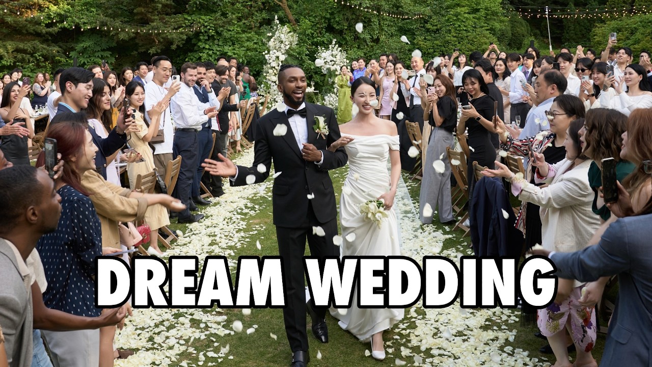 Dream Outdoor Wedding in South Korea 🤵🏾👰🏻 [International Couple] 🇰🇷🇲🇳🇺🇸
