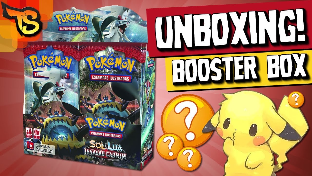 INVASÃO CARMIM COMPENSA?! Unboxing Booster Box!