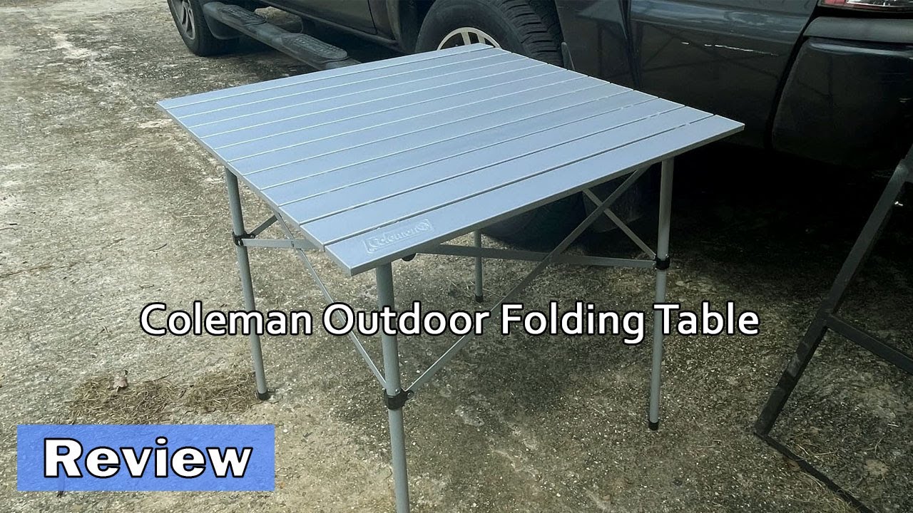 Обзор складного стола Coleman Outdoor