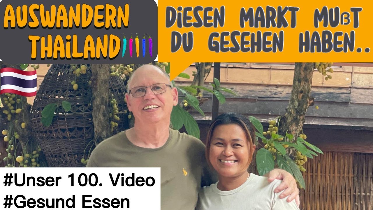 Jing Jai Market, der erste Markt mit 100 Prozent kontrollierter Bio Qualität 🇹🇭  Thailand I VLOG 100
