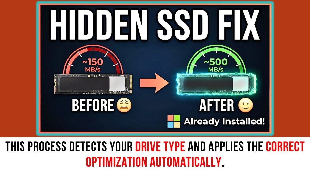 Windows Has Been Hiding This SSD Fix From You (It's Already Installed)