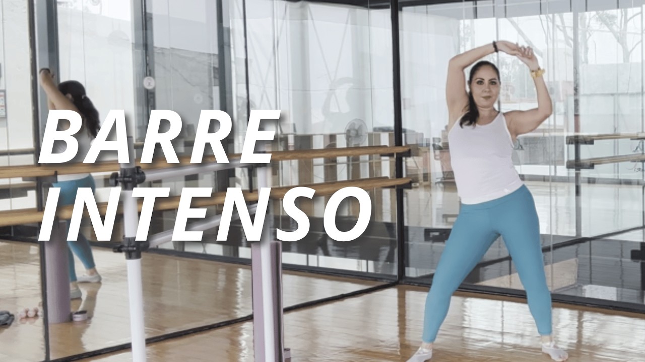 Barre en Casa con Pesas 🔥 Rutina Completa 40 Min