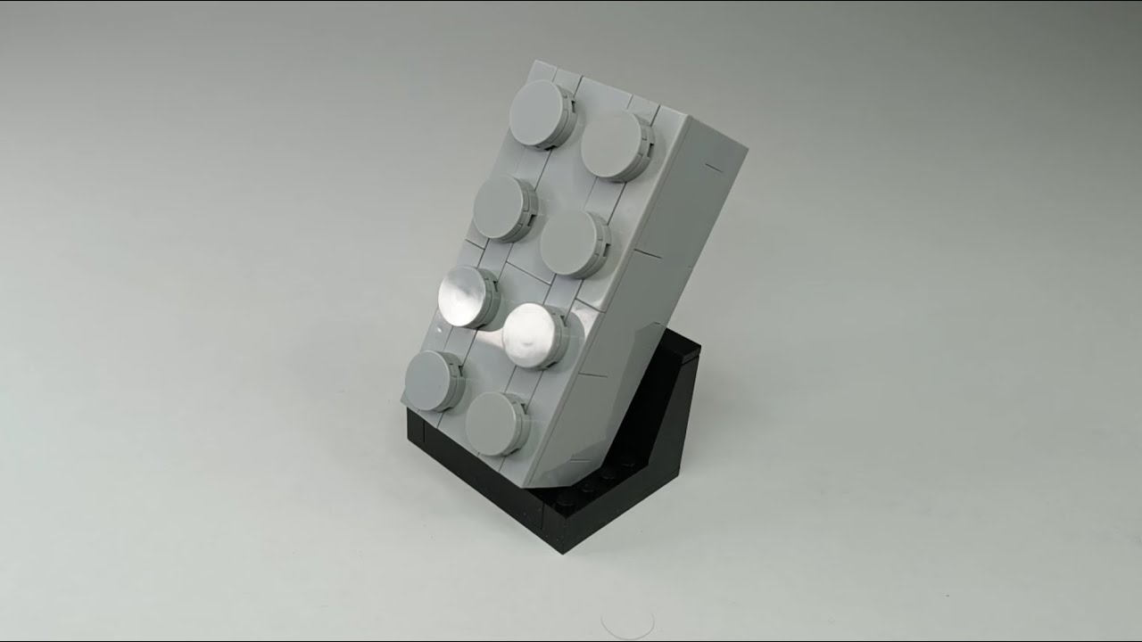 Lego 6346102 Buildable 2x4 Teal Brick Speed Build ASMR